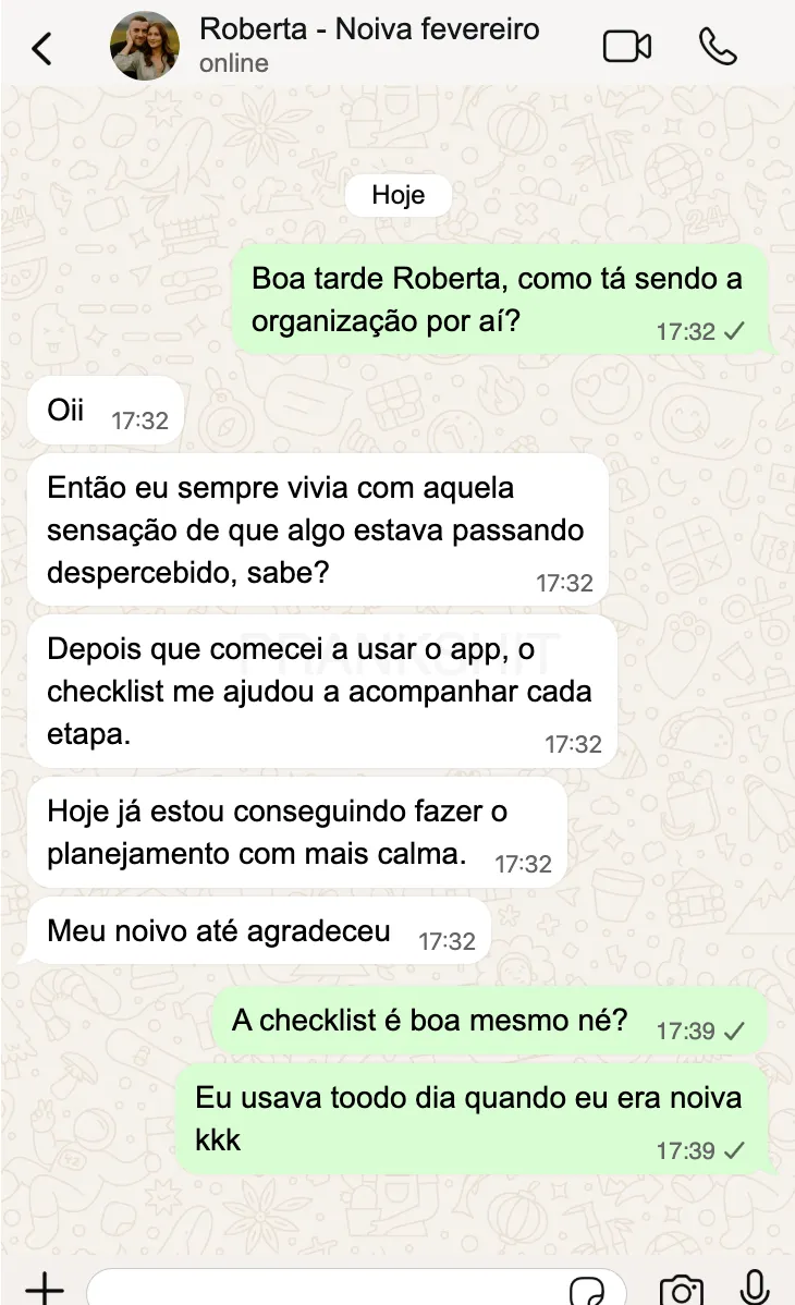 Depoimento da Roberta