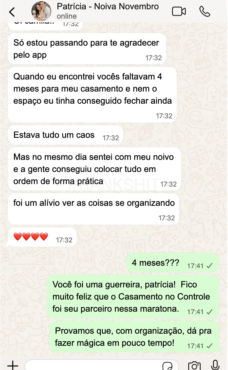 Depoimento da Patrícia